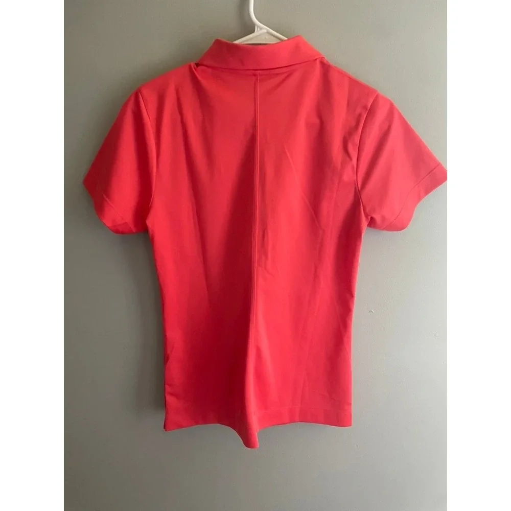 Nike Golf Dri-FIT Polo Shirt Women's Medium Pink Coral Athletic Golf Performance